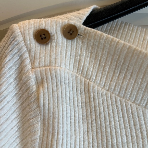 Madewell Ribbed Long Sleeve Boatneck Shirt XS NT 908 - Picture 5 of 8